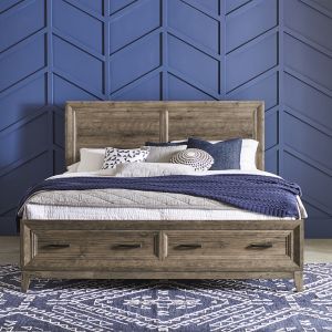 Liberty Furniture - Ridgecrest Queen Storage Bed  - 384-BR-QSB