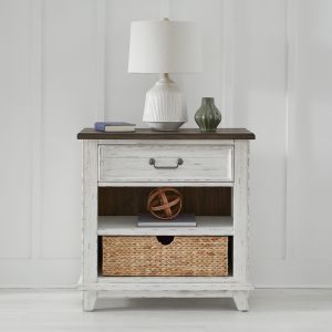 Liberty Furniture - River Place Bedside Chest with Charging Station - 237-BR62