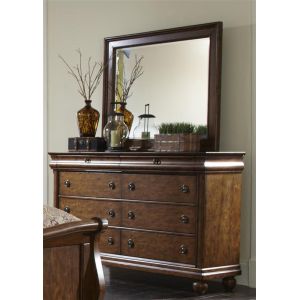 Liberty Furniture - Rustic Traditions Dresser & Mirror - 589-BR-DM