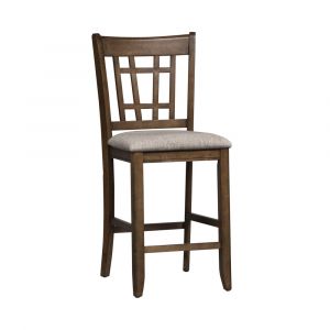 Liberty Furniture - Santa Rosa II 24 Inch Lattice Back Counter Chair (Set of 2) - 227-B920124