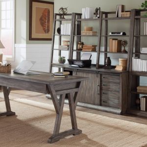 Liberty Furniture - Stone Brook 5 Piece Desk - 466-HOJ-5PD