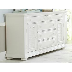 Liberty Furniture - Summer House I 2 Door 5 Drawer Dresser - 607-BR32