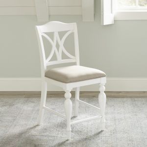 Liberty Furniture - Summer House Slat Back Counter Chair (Set of 2) - 607-B900124