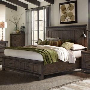 Liberty Furniture - Thornwood Hills King Storage Bed - 759-BR-KSB