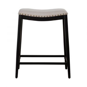 Liberty Furniture - Vintage Series Backless Uph Counter Chair- Black (Set of 2) - 179-B000124-B