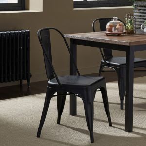Liberty Furniture - Vintage Series Bow Back Side Chair - Black (Set of 2) - 179-C3505-B