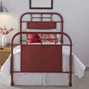 Liberty Furniture - Vintage Series Full Metal Bed - Red - 179-BR17HFR-R - CLOSEOUT