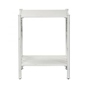 Liberty Furniture - Vintage Series Open Night Stand - Antique White - 179-BR61-AW