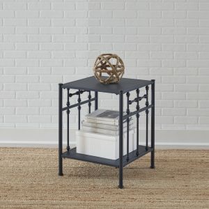 Liberty Furniture - Vintage Series Open Night Stand - Navy - 179-BR61-N