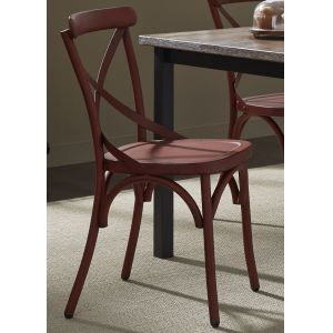 Liberty Furniture - Vintage X Back Side Chair - Red (Set of 2) - 179-C3005-R