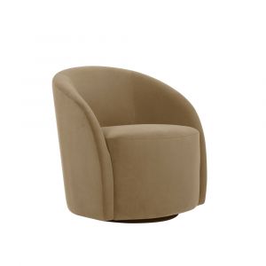 Lifestyle Solutions - Magnus Swivel Accent Chair, Camel - 171A002CAM