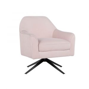 Lifestyle Solutions - Oskar Swivel Accent Chair, Blush - 171A004BLS