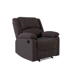Relax A Lounger - Phyllis Microfiber Manual Recliner, Chocolate by Lifestyle Solutions - RR-PRK1CM2045