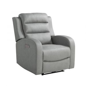 Lifestyle Solutions - Relax A Lounger Anton Power Recliner with USB Port, Grey - 211A022GRY