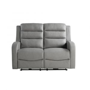 Lifestyle Solutions - Relax A Lounger Anton Power Reclining Loveseat with USB Port, Grey - 212A022GRY