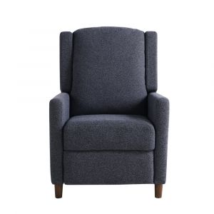 Lifestyle Solutions - Relax A Lounger Clarence Pushback Recliner, Navy - 215A010NVY