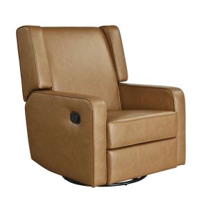 Lifestyle Solutions - Relax A Lounger Einsley Swivel Rocker Recliner, Camel - 231A009CAR