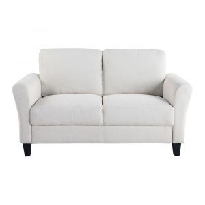 Lifestyle Solutions - Westley Loveseat with Rolled Arms, Oyster - CCWENKS2OYSRA