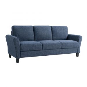 Lifestyle Solutions - Westley Sofa with Rolled Arms, Blue - CCWENKS3BLURA