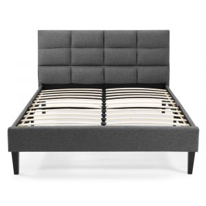 Lifestyle Solutions - Moreland Full Size Bed, Dark Grey  - LF-ZOYFBGU2515