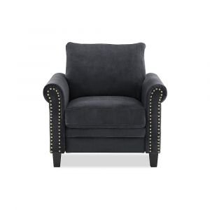 Lifestyle Solutions - Arlington Chair, Charcoal Grey - ASLKS1-XM3CC-RA