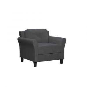 Lifestyle Solutions - Highland Chair with Rolled Arms, Dark Grey  - CCHRFKS1M26DGRA