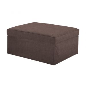 Relax A Lounger - Miley Convertible Ottoman, Dark Brown by Lifestyle Solutions - RC-MOKOTU3008