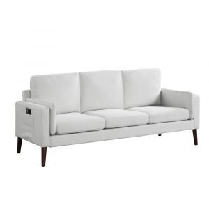 Lifestyle Solutions - Lifestyle Solutions Nottingham Sofa with Power Outlet and USB Port, Light Grey - LSNRDS3KU2043P
