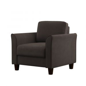 Lifestyle Solutions - Westley Chair with Curved Arms, Coffee  - CCWENKS1M26CFVA