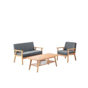 Lilola Home - Bahamas Coffee Table Loveseat Chair Set - 88873-TLC