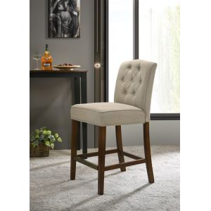 Lilola Home - Darby - Tan Fabric Counter Height Chair - 30513