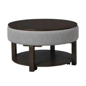 Lilola Home - Jonah Light Brown MDF Lift Top Coffee Table with Shelf - 98008