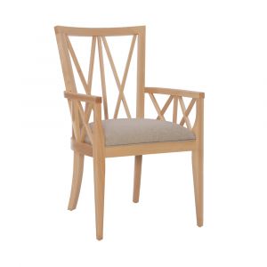 Linon Home Decor - Bailey Arm Chair Natural - CH282NAT01ASU
