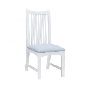 Linon Home Decor - Bonnie Upholstered Side Chair White (Set of 2) - CH260WHT02ASU