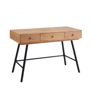 Linon Home Decor - Cailan 3 Drawer Desk Black - DK103BLK01U
