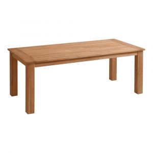Linon Home Decor - Carenen Outdoor Dining Table, Natural - ODCP062TK01U