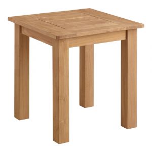 Linon Home Decor - Carenen Outdoor Side Table, Natural - ODCP067TK01U