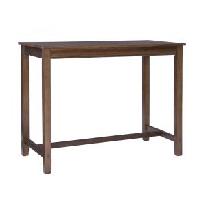 Linon Home Decor - Claridge 36 Inch Counter Height Pub Table, Rustic Brown - CPT100RUS01U