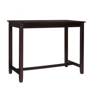 Linon Home Decor - Claridge 36 Inch Counter Height Pub Table, Walnut - CPT101WAL0TU