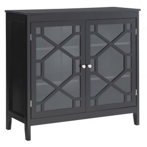 Linon Home Decor - Fetti Black Large Cabinet - FT115BLK01U