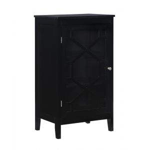 Linon Home Decor - Fetti Black Small Cabinet - FT117BLK01U