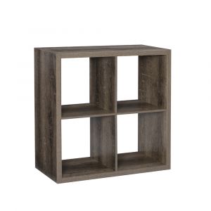 Linon Home Decor - Galli 4 Cubby Storage Cabinet Grey - CB201GRY401