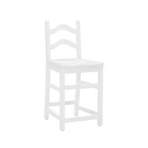 Linon Home Decor - Jocasta Counter Stool White (Set of 2) - CS311WHT02ASU