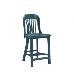 Linon Home Decor - Maylen Green Counter Stool W Wood Seat (Set of 2) - BS294GRN02ASU