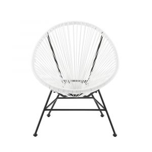 Linon Home Decor - Millicent Single Chair White - ML030WHT01U