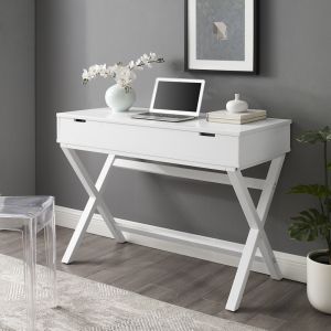 Linon Home Decor - Peggy Lift Top Desk, White - 99422WHT01U