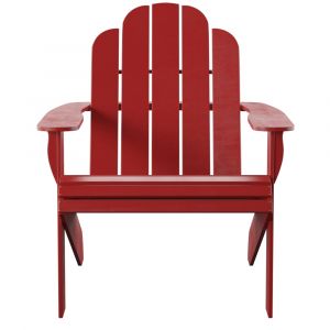 Linon Home Decor - Red Adirondack Chair - 21150RED-01-KD-U
