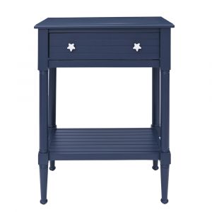 Linon Home Decor - Seaboard Accent Table Navy - AC132NAVY01U