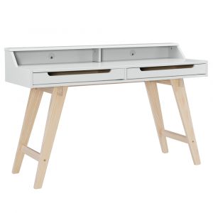 Linon Home Decor - Shivley Two Drawer Desk White - DK108WHT01U