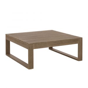 Linon Home Decor - Silas Outdoor Coffee Table, Natural - OD40NAT01U